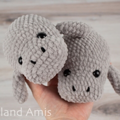 Marty the Manatee amigurumi pattern by unknown