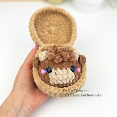 Farm Animals Dumpling & Steamer amigurumi by TANATIcrochet