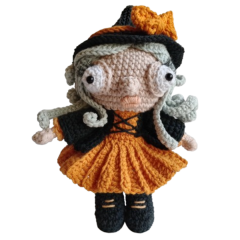 Purple Halloween amigurumi pattern by Mongoreto