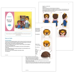 Lions Bruno and Charlie amigurumi by Mrs Milly