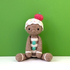 Santa, gingerbread doll and elf amigurumi by Mrs Milly