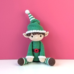 Santa, gingerbread doll and elf amigurumi pattern by Mrs Milly