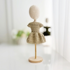 School dresses amigurumi pattern by Fluffy Tummy