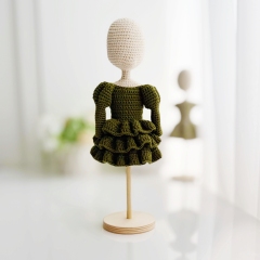 School dresses amigurumi by Fluffy Tummy
