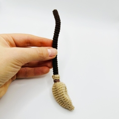 Witch hat and broom amigurumi pattern by Fluffy Tummy