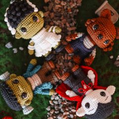 Mini Halloween Collection amigurumi pattern by Crocheniacs
