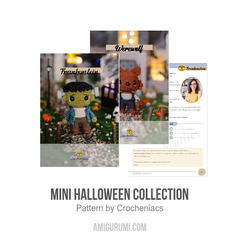 Mini Halloween Collection amigurumi pattern by Crocheniacs