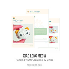Xiao Long Meow amigurumi pattern by EMI Creations by Chloe