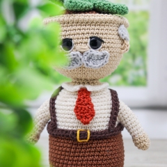 Succulent Grandpa amigurumi pattern by Mariia Zhyrakova