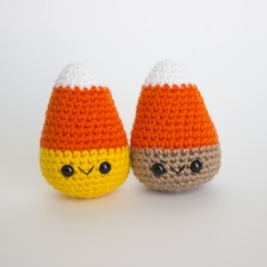 Candy Corn amigurumi pattern by A Menagerie of Stitches