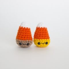 Candy Corn amigurumi by A Menagerie of Stitches