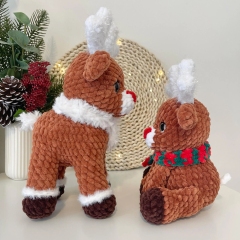 Sitting & Standing Reindeer amigurumi by CuteVilleToys