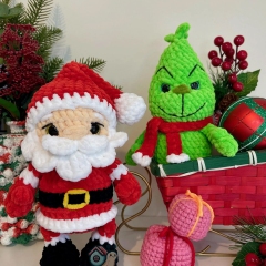 Santa Claus - Low Sew amigurumi pattern by CuteVilleToys