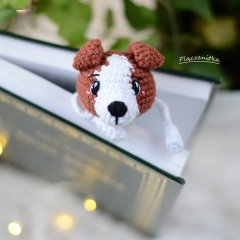 Astro - the dog bookmark amigurumi pattern by Plączenitka