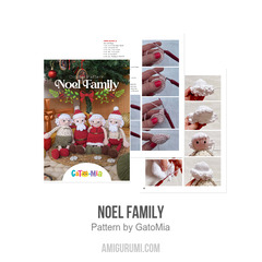 Noel Family amigurumi pattern by GatoMia