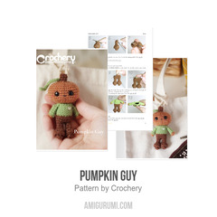 Pumpkin Guy amigurumi pattern by Crochery