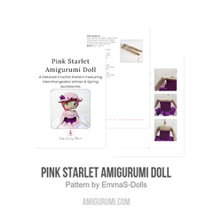 Pink Starlet Amigurumi Doll amigurumi pattern by EmmaS Dolls
