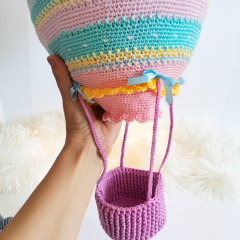 Sweet Dreams Hot Air Balloon amigurumi pattern by EmmaS Dolls
