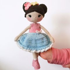 Zoey Doll Crochet Pattern amigurumi pattern by EmmaS Dolls