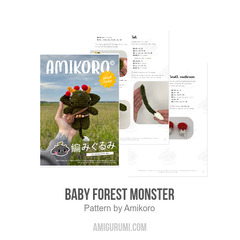 Baby Forest Monster amigurumi pattern by Amikoro