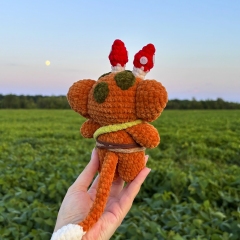 Baby Mountain Monster amigurumi by Amikoro