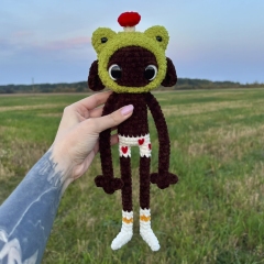 Mr. FrogHat. The Boy & His Mushroom amigurumi by Amikoro