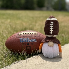 Football Gnome amigurumi pattern by CrochetGnomeMania