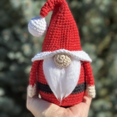 Santa Christmas Gnome Amigurumi amigurumi pattern by CrochetGnomeMania