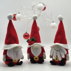 Santa Christmas Gnome amigurumi pattern by CrochetGnomeMania
