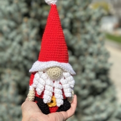 Santa Christmas Gnome amigurumi by CrochetGnomeMania