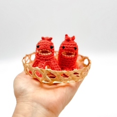 Frank the Tako-san Sausage amigurumi by Emi Kanesada (Enna Design)