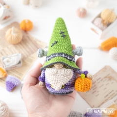 Frankenstein Gnome amigurumi pattern by AradiyaToys
