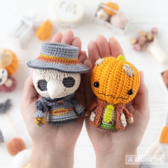 Halloween Minis set 4 amigurumi pattern by AradiyaToys