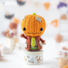 Pumpkinhead ('AradiyaToys Minis') amigurumi pattern by AradiyaToys