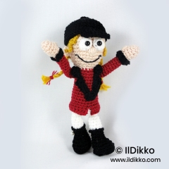 Roberta the Rider amigurumi by IlDikko