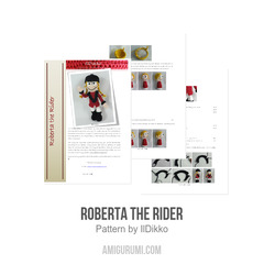 Roberta the Rider amigurumi pattern by IlDikko
