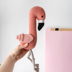 Blush the Flamingo amigurumi pattern by airali design