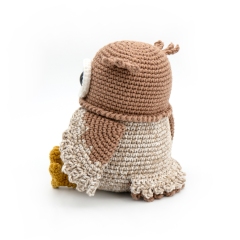 Button the Saw-whet Owl amigurumi by airali design