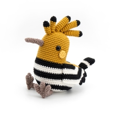 Urbano the Hoopoe amigurumi pattern by airali design
