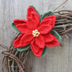 Crochet Poisettia