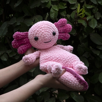 Axolotl Lovey amigurumi pattern by MevvSan