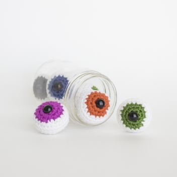 Eyeballs amigurumi pattern by A Menagerie of Stitches