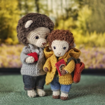 Edward Lion & Bella Lamb (Twilight) amigurumi pattern by Crochery