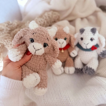 Baby goats amigurumi pattern by DanArtEstonia