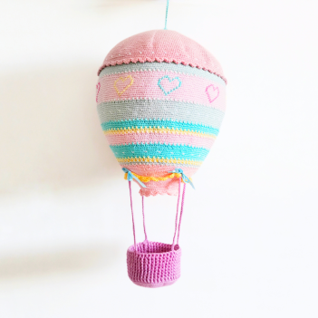 Sweet Dreams Hot Air Balloon amigurumi pattern by EmmaS Dolls