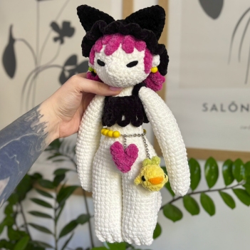 Sweet Meow Girl. Doll amigurumi pattern by Amikoro