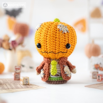 Pumpkinhead ('AradiyaToys Minis') amigurumi pattern by AradiyaToys