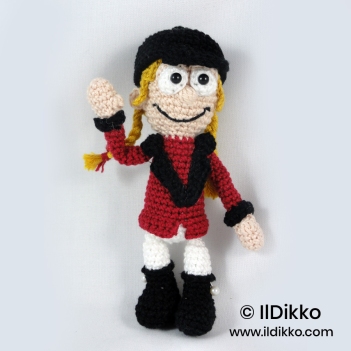 Roberta the Rider amigurumi pattern by IlDikko