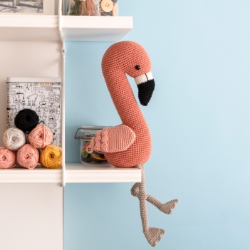 Blush the Flamingo amigurumi pattern by airali design