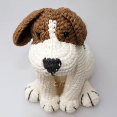 Azor the beagle puppy amigurumi pattern by StuffTheBody